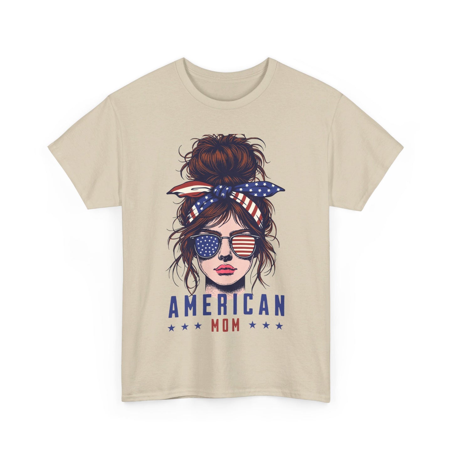 American Mom Unisex Heavy Cotton Tee