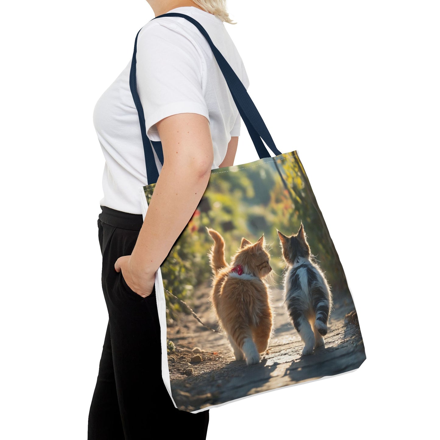 Cat Travelers Tote Bag (AOP)