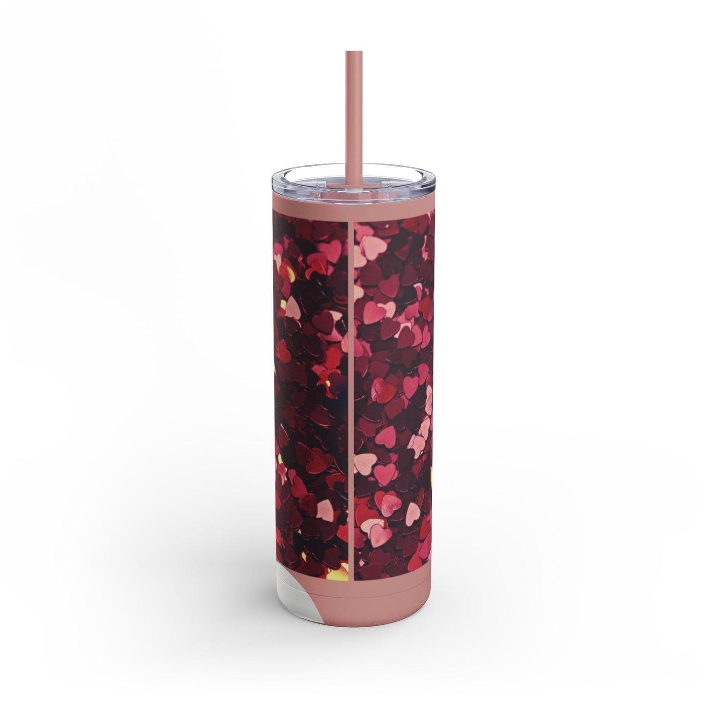 Hearts  Skinny Matte Tumbler, 20oz