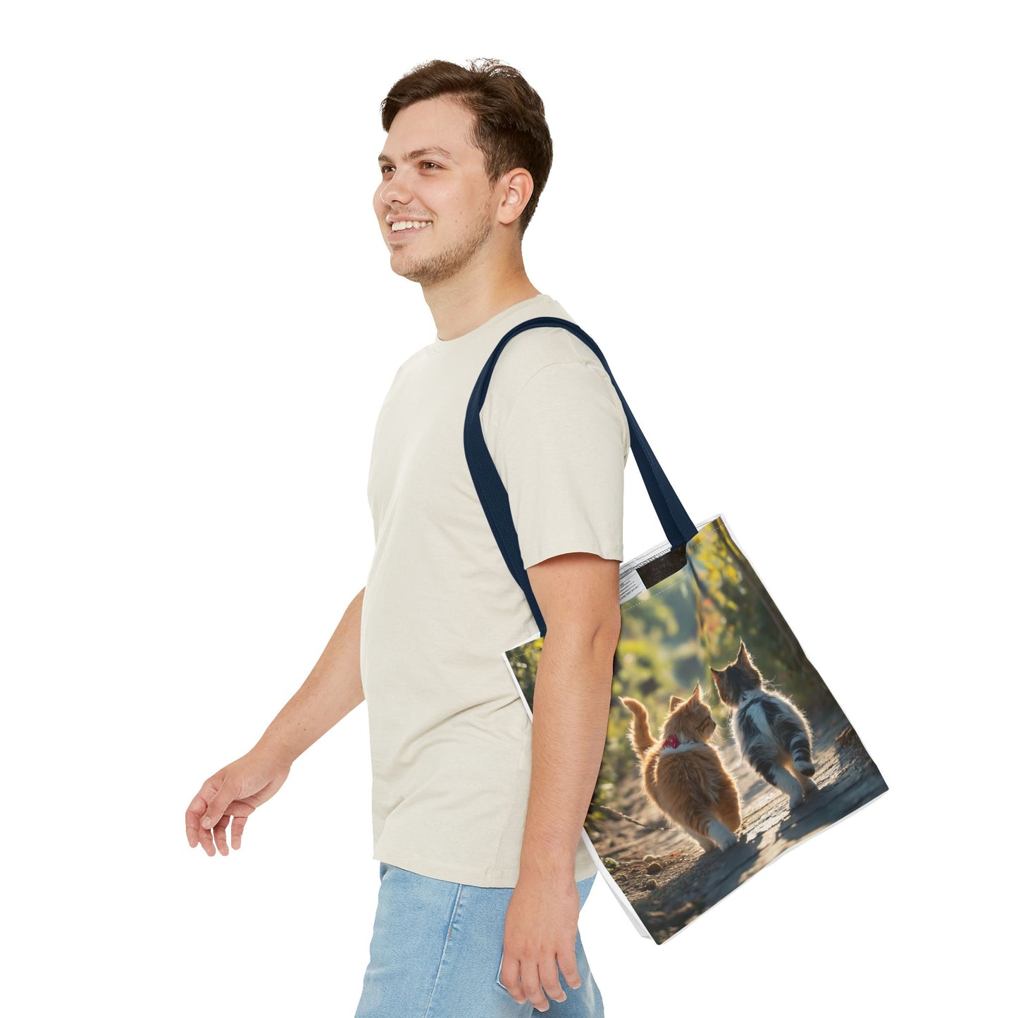 Cat Travelers Tote Bag (AOP)