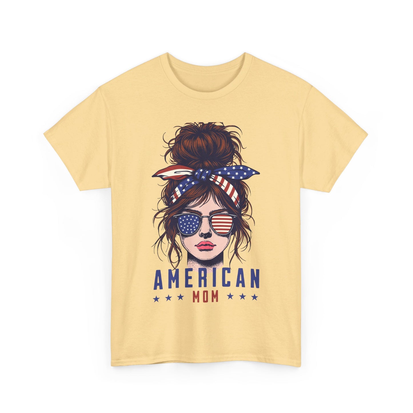 American Mom Unisex Heavy Cotton Tee