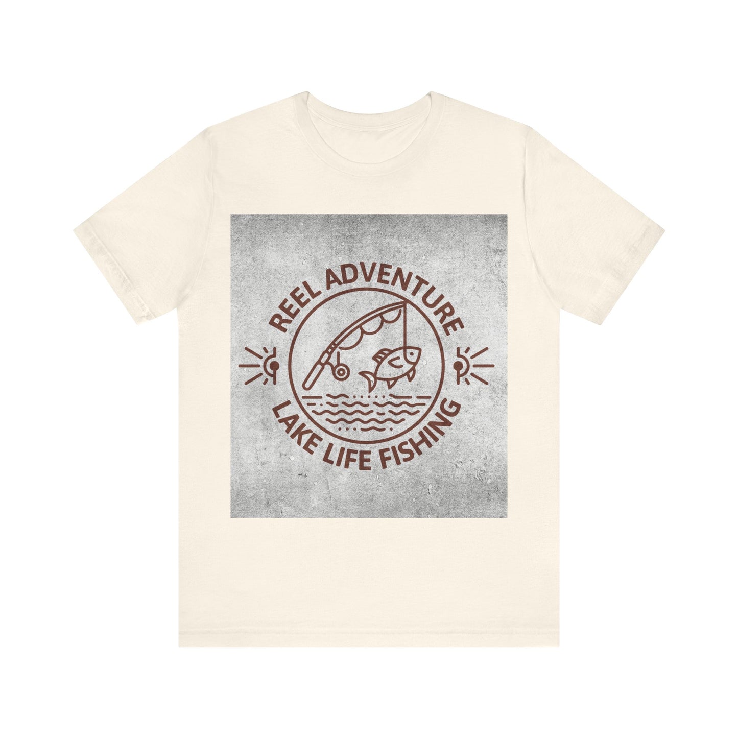 Lake Life Fishing   Unisex Jersey Short Sleeve Tee