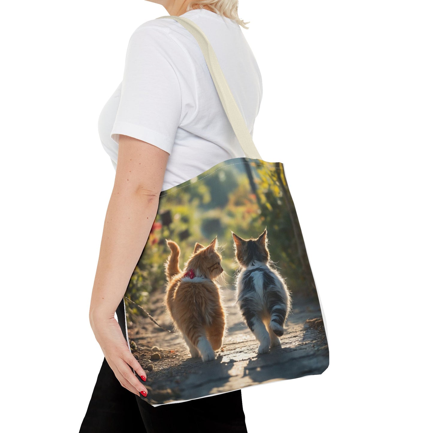 Cat Travelers Tote Bag (AOP)