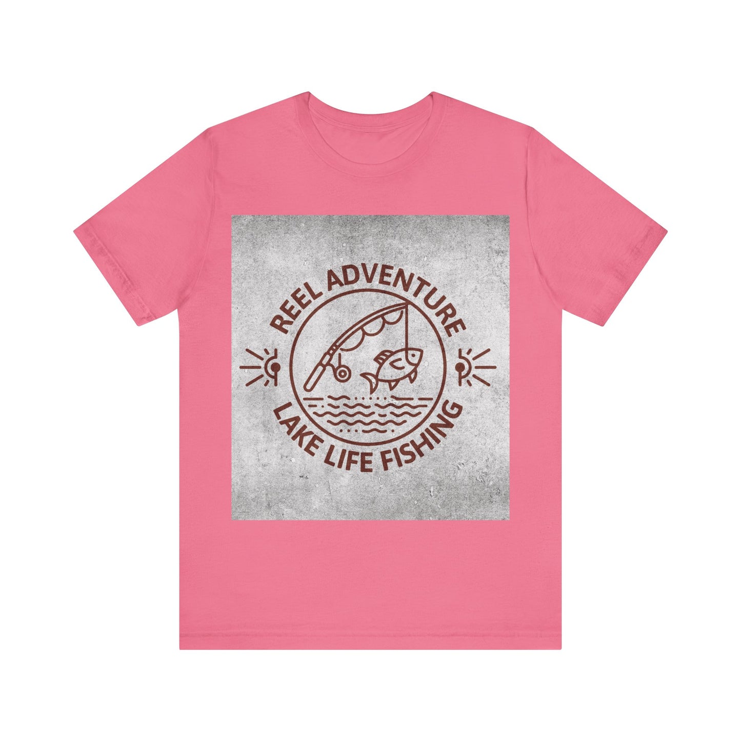 Lake Life Fishing   Unisex Jersey Short Sleeve Tee