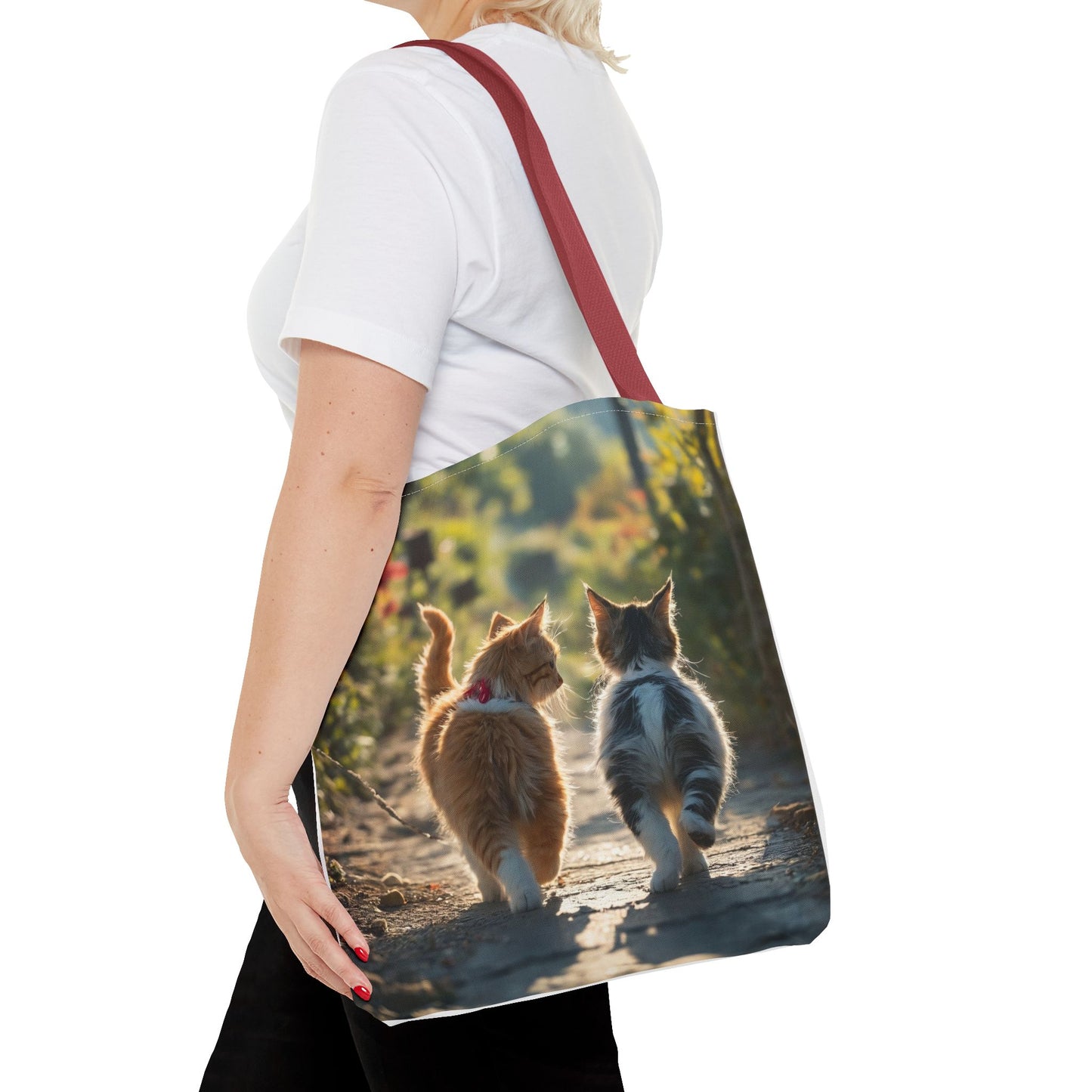 Cat Travelers Tote Bag (AOP)