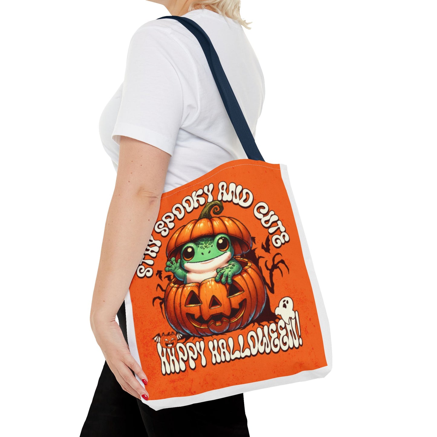 Jack o Latern and Frog   Tote Bag (AOP)