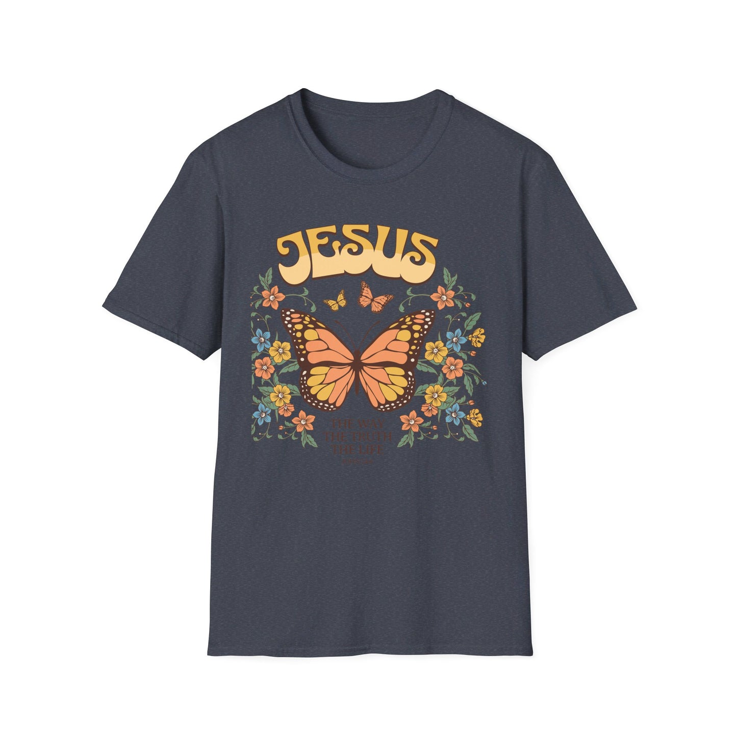 Jesus - The Way, The Truth, The Life   Unisex Softstyle T-Shirt