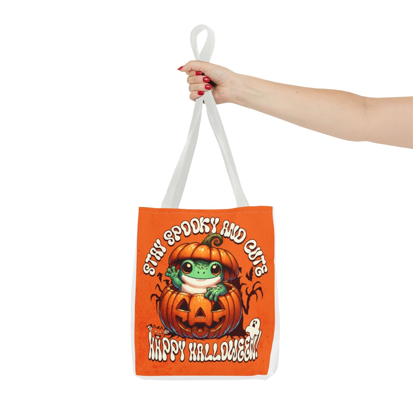 Jack o Latern and Frog   Tote Bag (AOP)