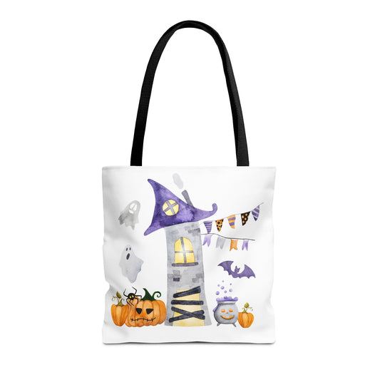 Halloween House Tote Bag (AOP)