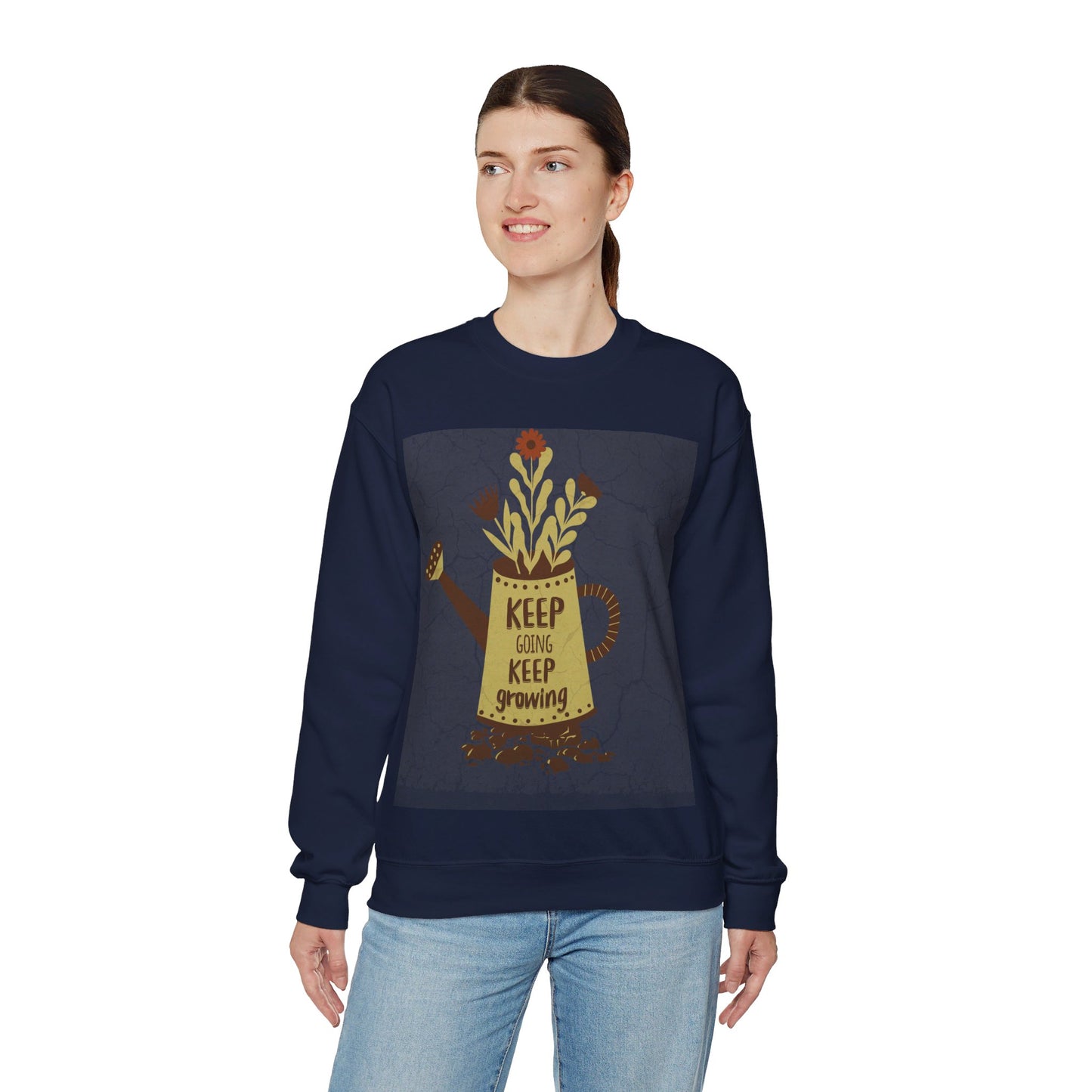 Keep Going, Keep Growing Unisex Heavy Blend™ Crewneck Sweatshirt