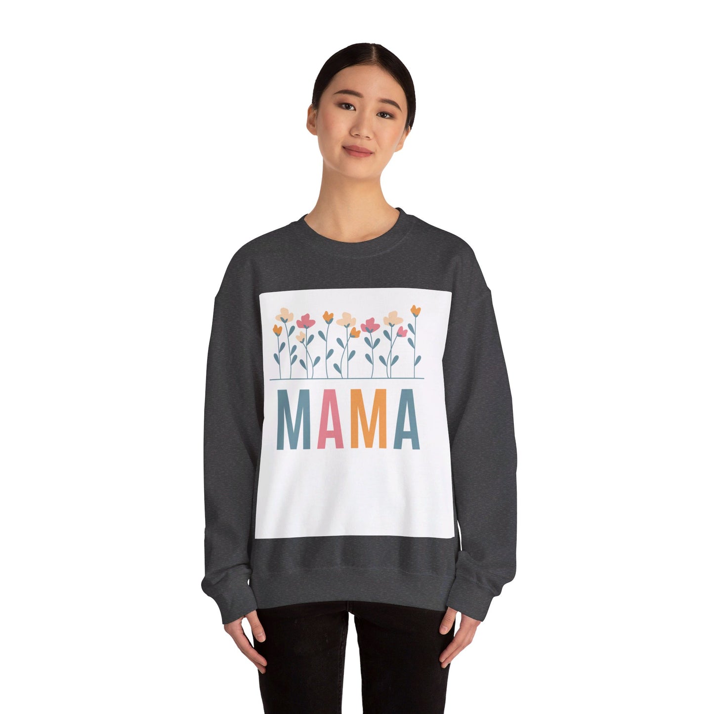 Mama   Heavy Blend™ Crewneck Sweatshirt