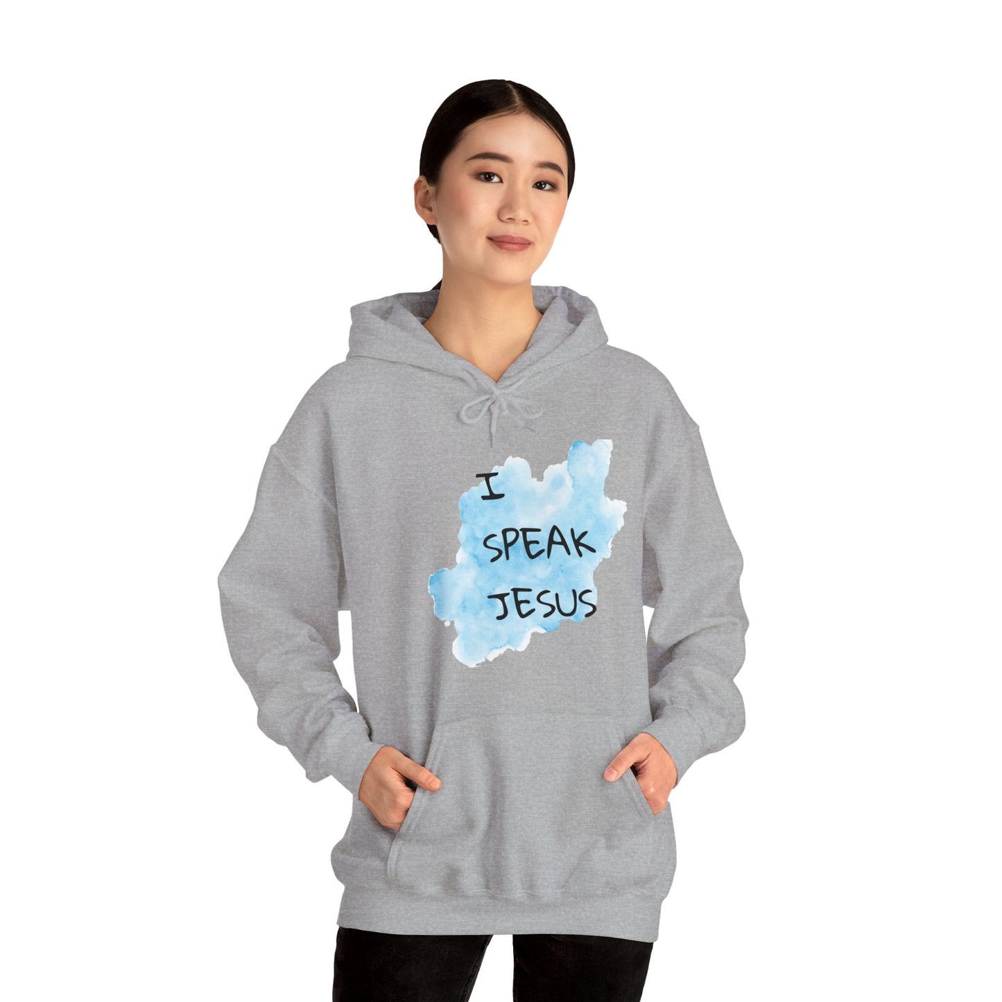 I Speak Jesus  Unisex Heavy Blend™ Hooded Sweatshirt