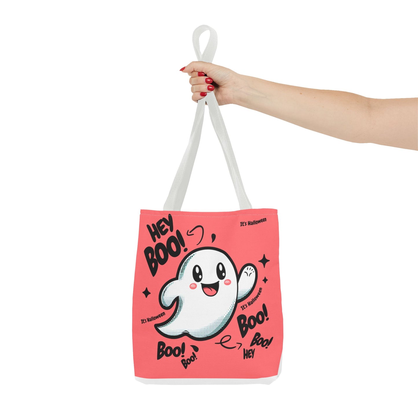 Halloween  Hey Boo    Tote Bag (AOP)