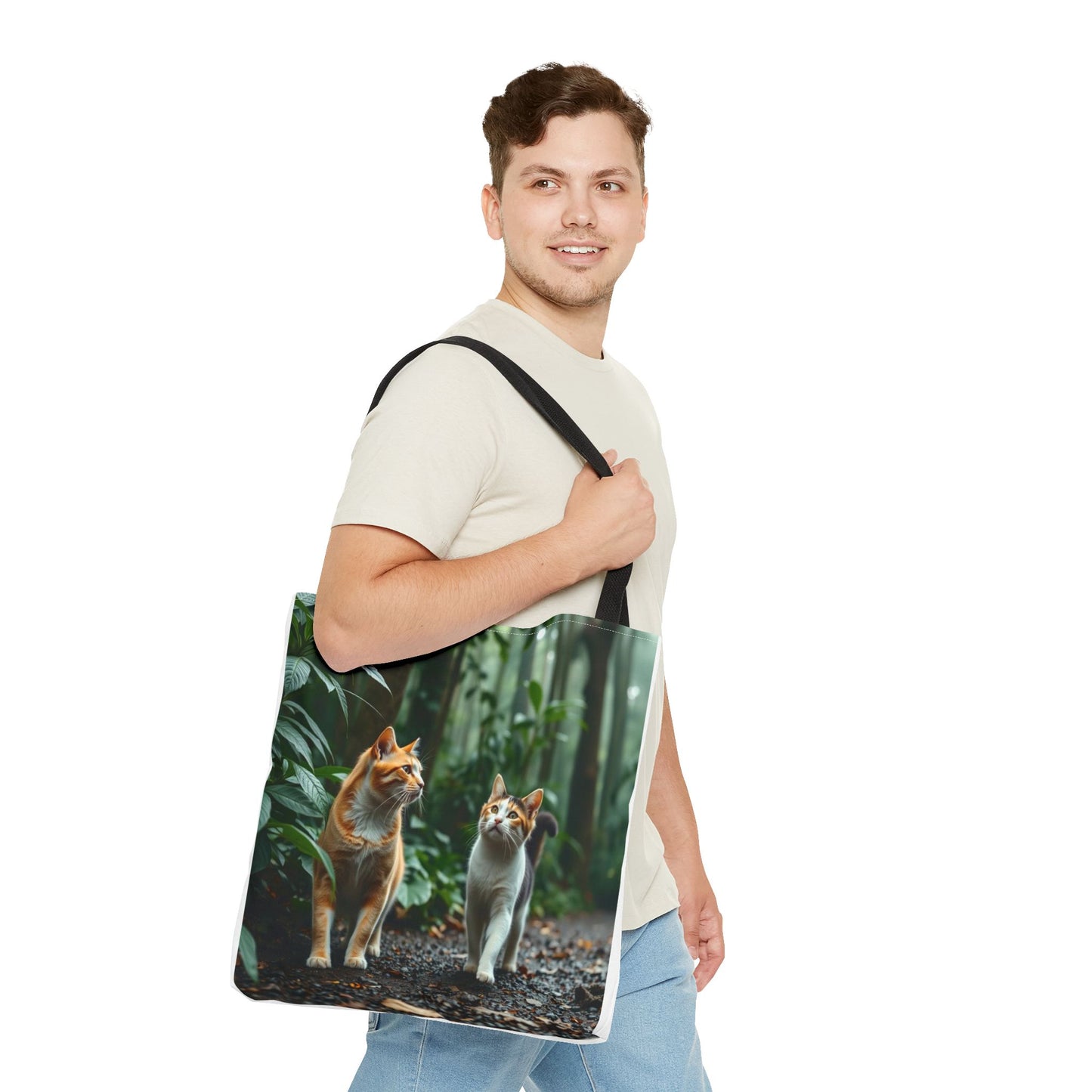 Jungle Cats Tote Bag (AOP)