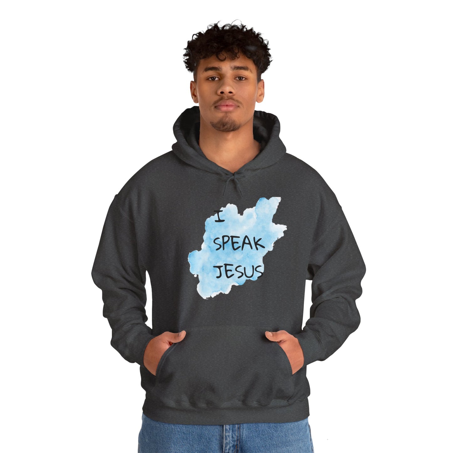 I Speak Jesus  Unisex Heavy Blend™ Hooded Sweatshirt