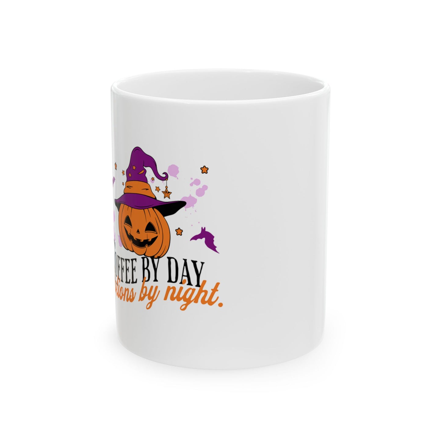 Coffee By Day, Potions By Night   Ceramic Mug, (11oz, 15oz)