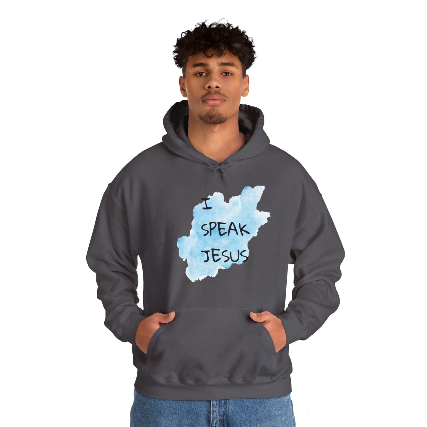 I Speak Jesus  Unisex Heavy Blend™ Hooded Sweatshirt