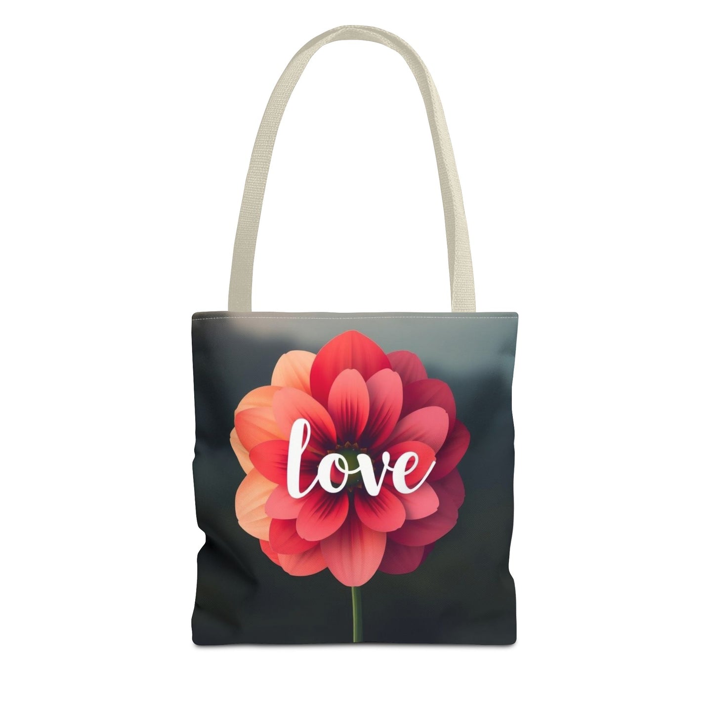 Red Flower Tote Bag (AOP)