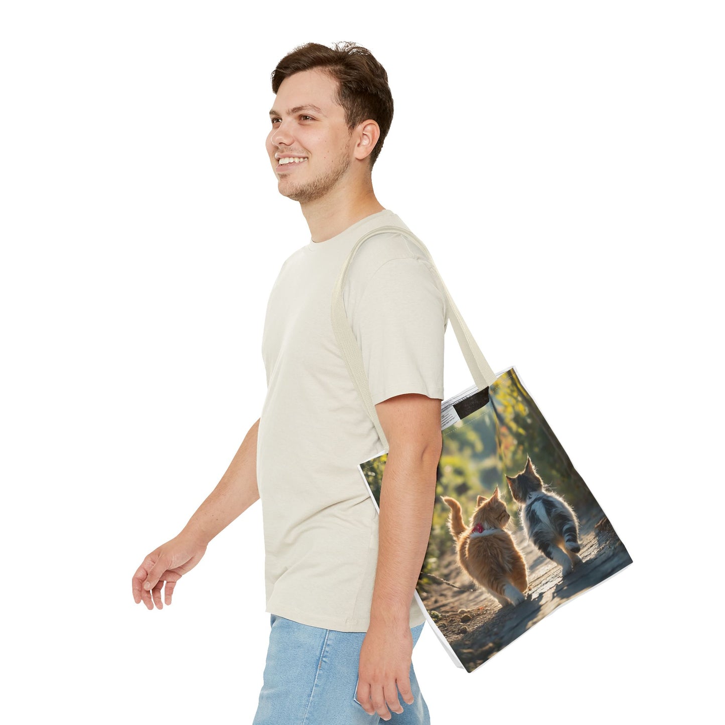 Cat Travelers Tote Bag (AOP)