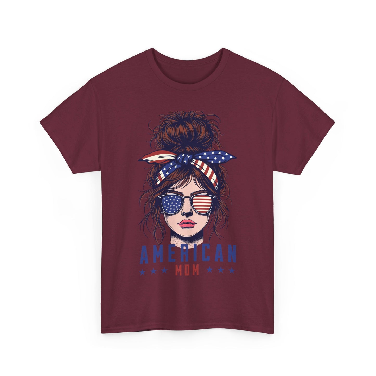 American Mom Unisex Heavy Cotton Tee