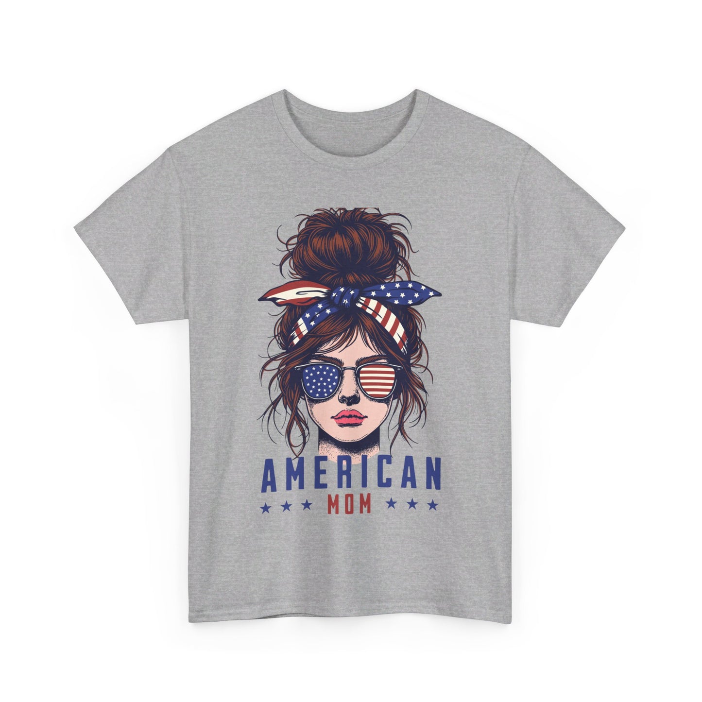 American Mom Unisex Heavy Cotton Tee