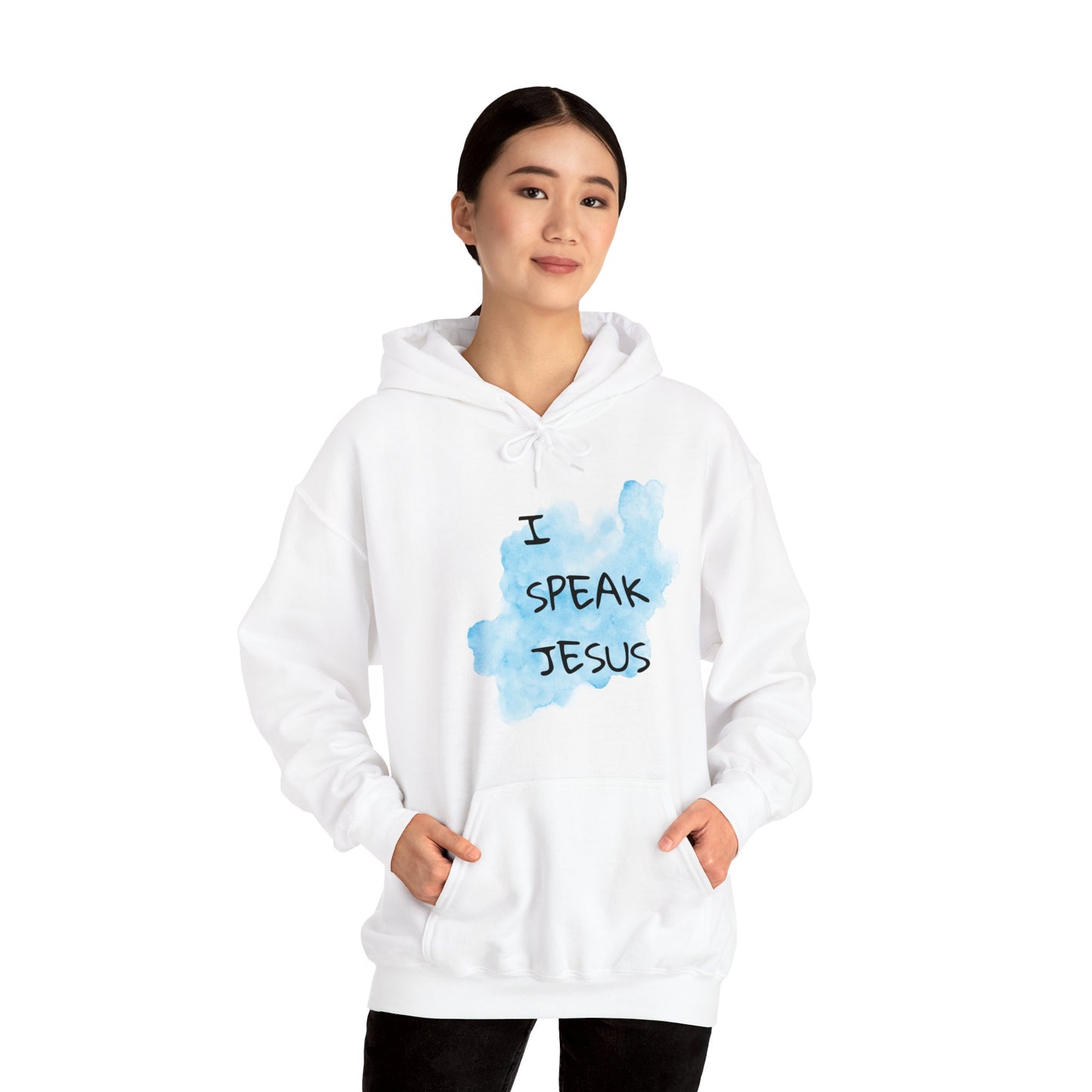 I Speak Jesus  Unisex Heavy Blend™ Hooded Sweatshirt