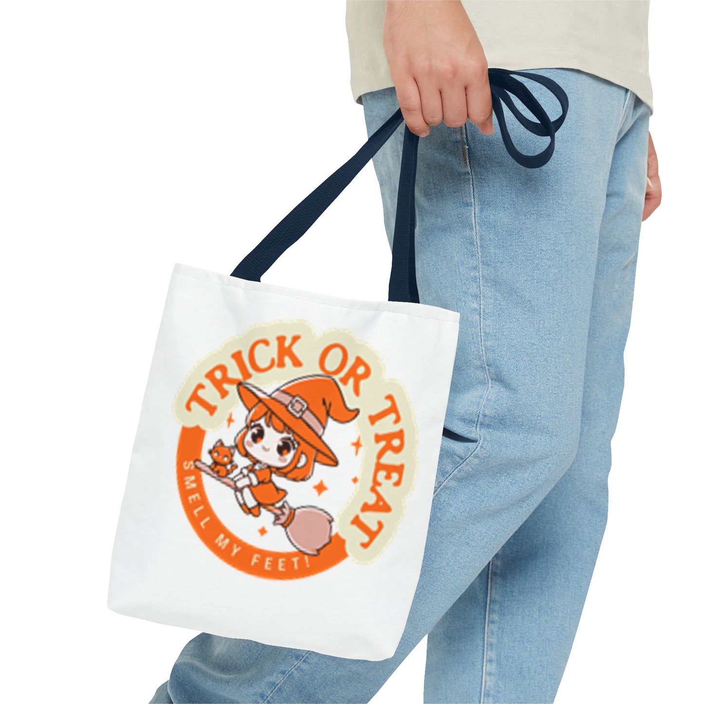 Trick or Treat, Smell My Feet   Halloween Tote Bag (AOP)