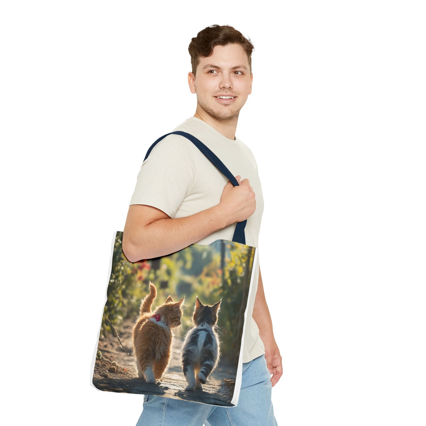 Cat Travelers Tote Bag (AOP)