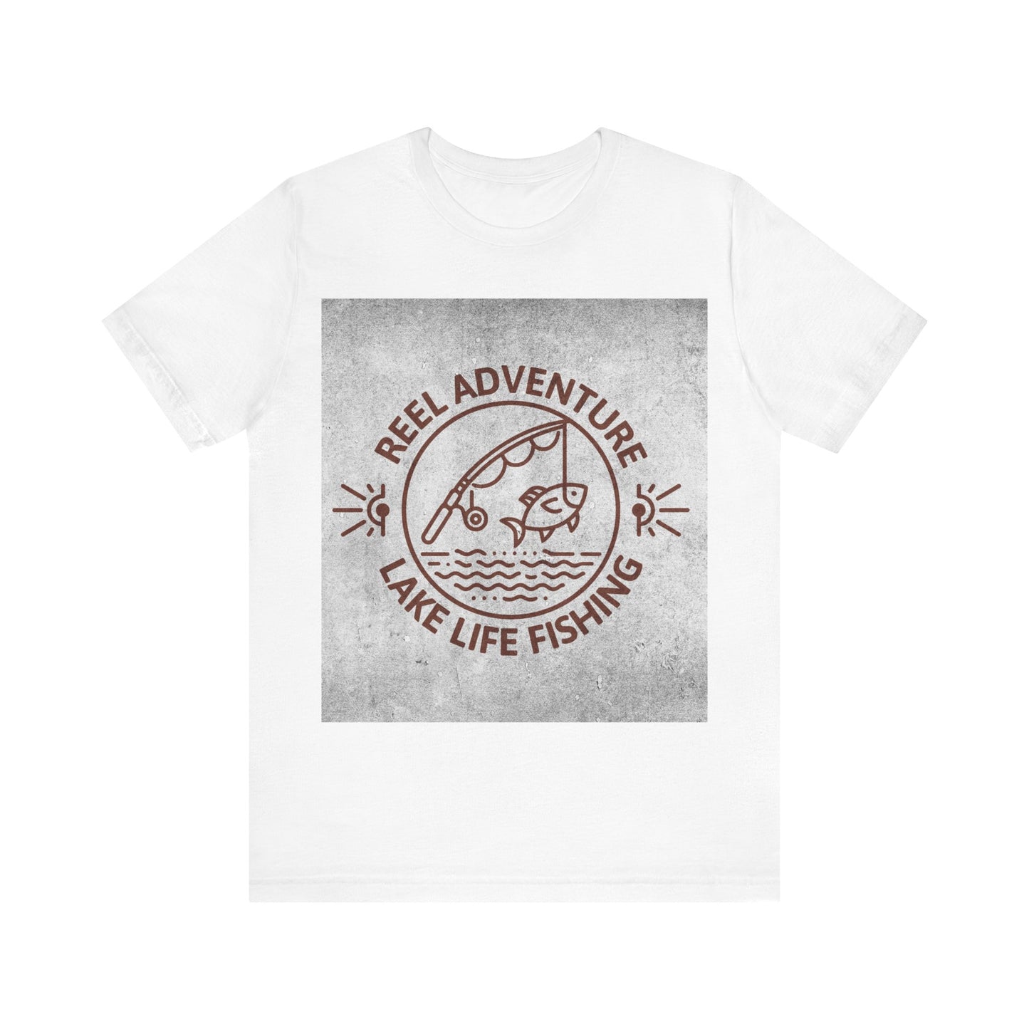 Lake Life Fishing   Unisex Jersey Short Sleeve Tee