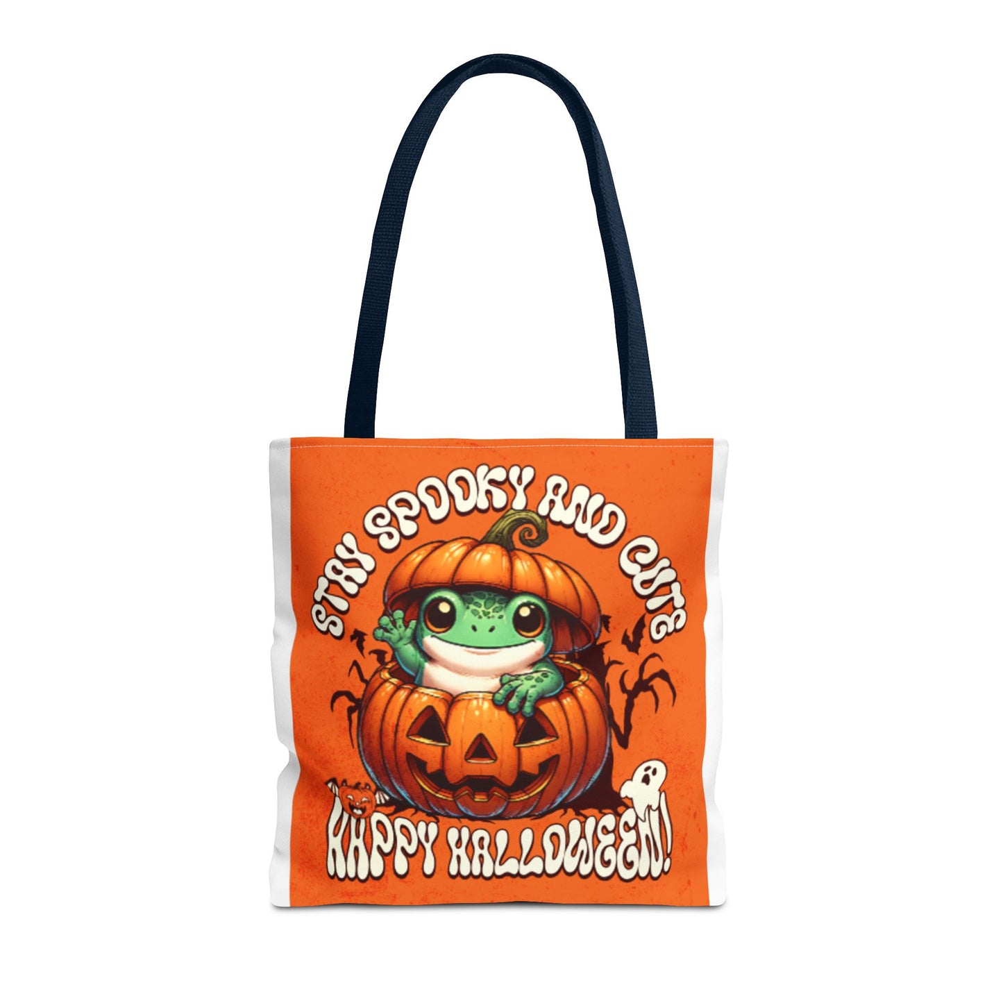 Jack o Latern and Frog   Tote Bag (AOP)