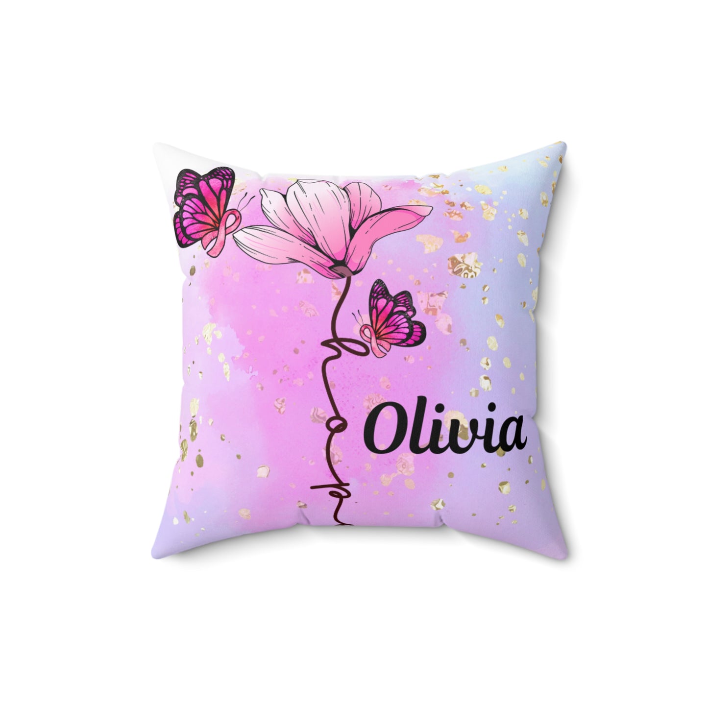 Customized Throw Pillow  Spun Polyester Square Pillow