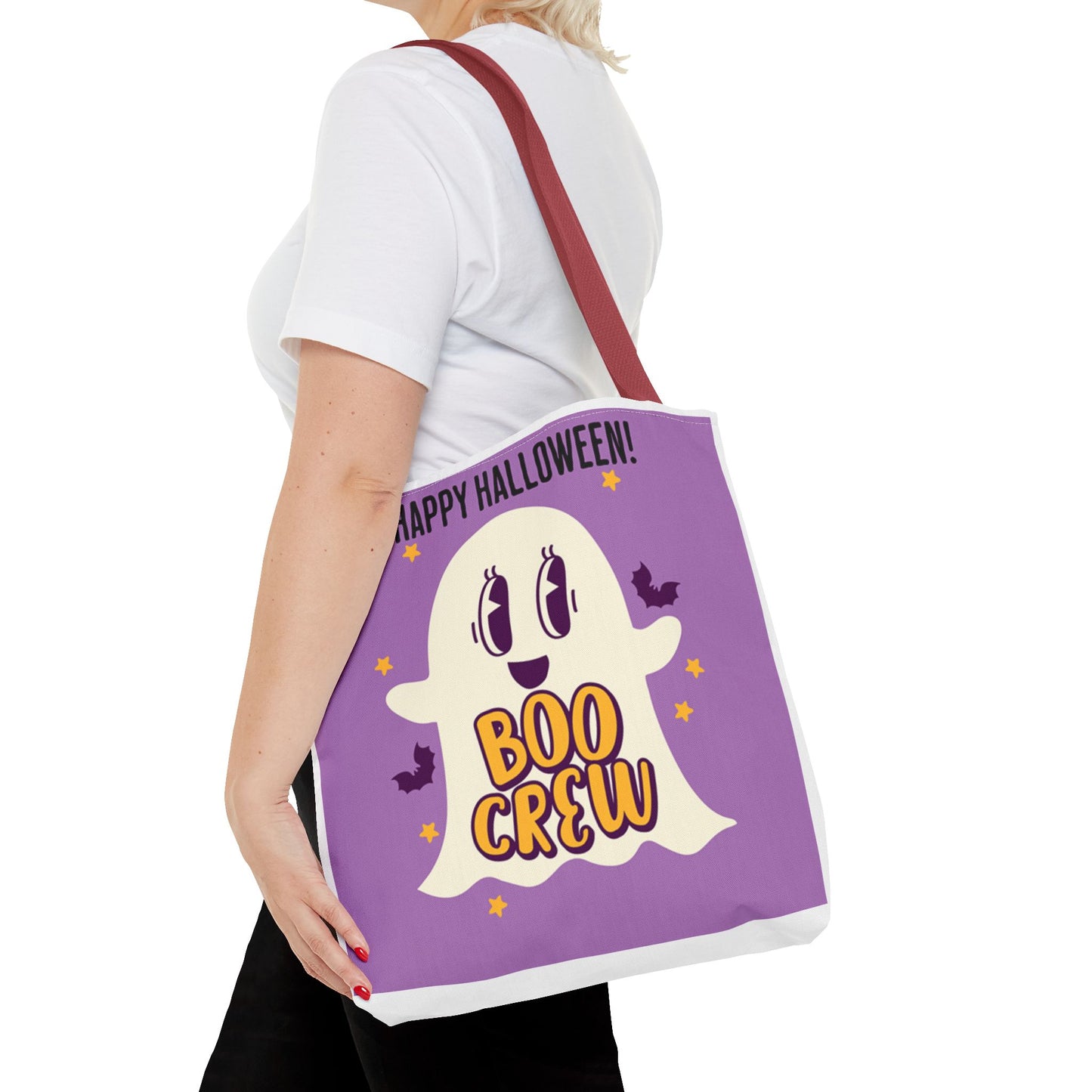 Halloween Boo Crew Tote Bag (AOP)