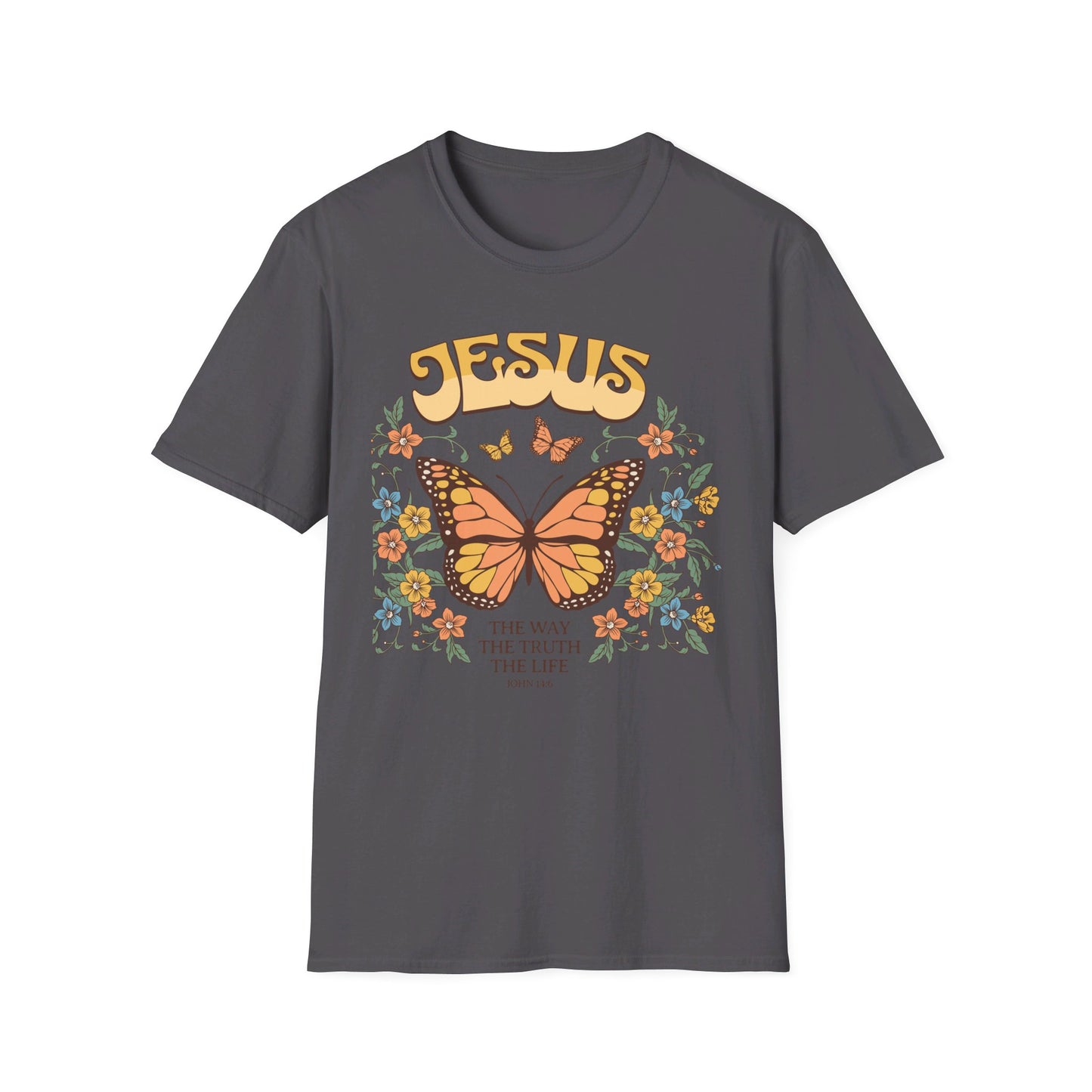 Jesus - The Way, The Truth, The Life   Unisex Softstyle T-Shirt