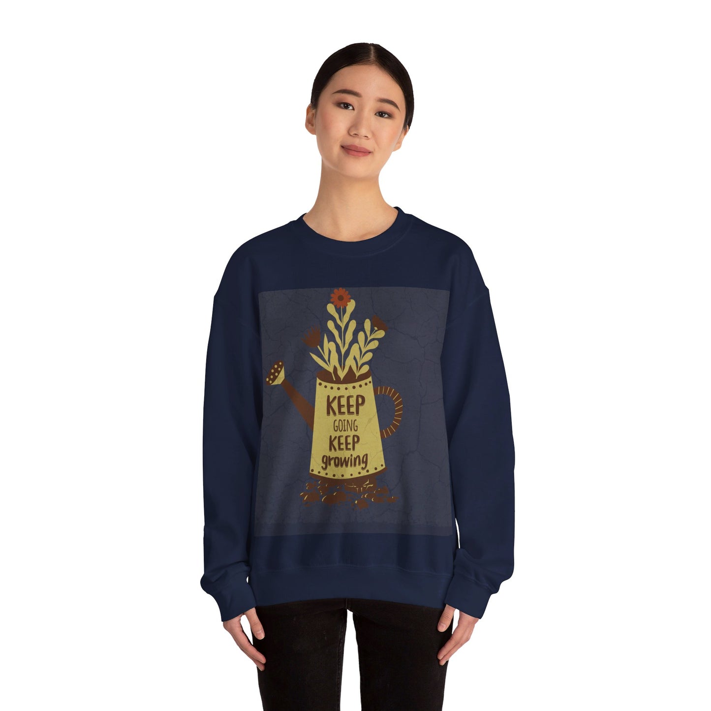 Keep Going, Keep Growing Unisex Heavy Blend™ Crewneck Sweatshirt