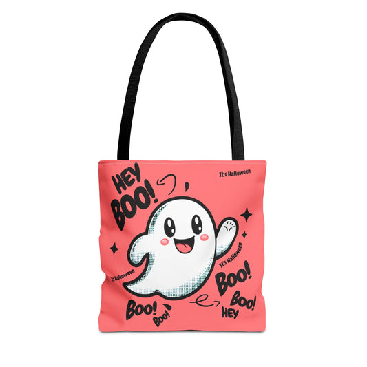 Halloween  Hey Boo    Tote Bag (AOP)