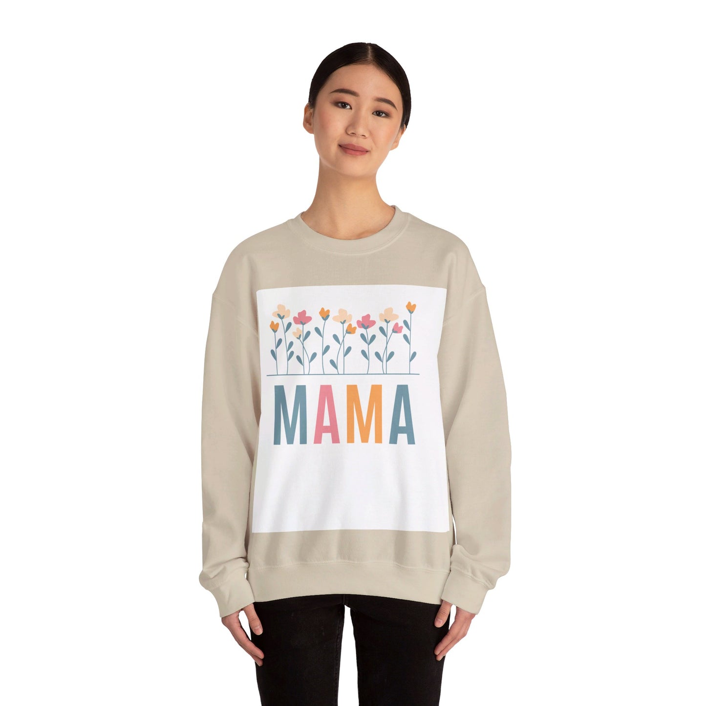 Mama   Heavy Blend™ Crewneck Sweatshirt