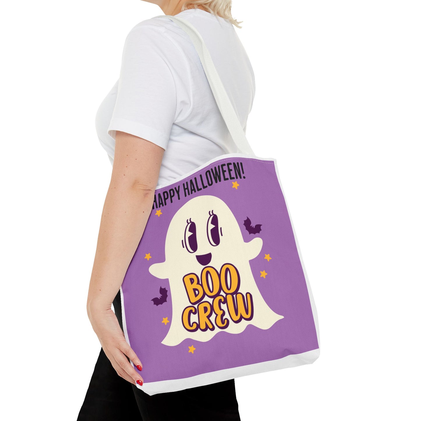 Halloween Boo Crew Tote Bag (AOP)