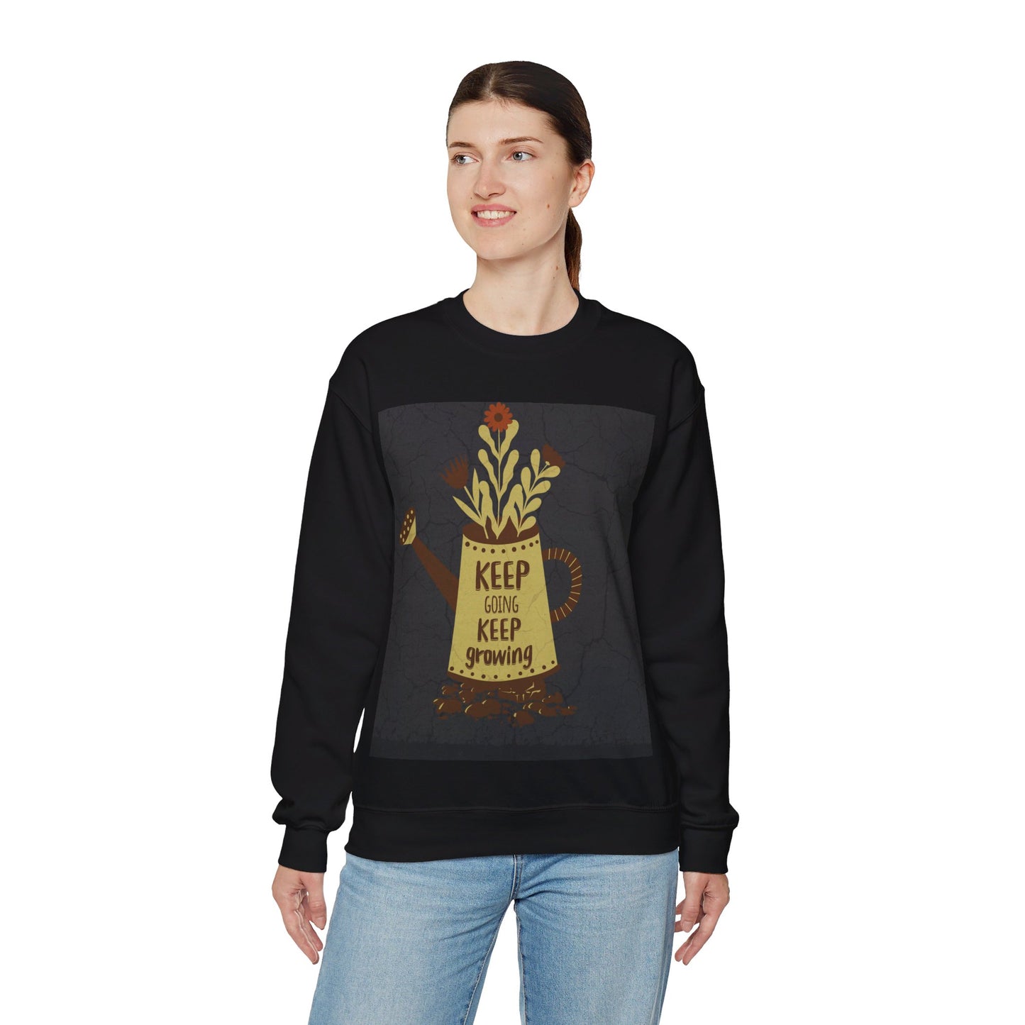 Keep Going, Keep Growing Unisex Heavy Blend™ Crewneck Sweatshirt