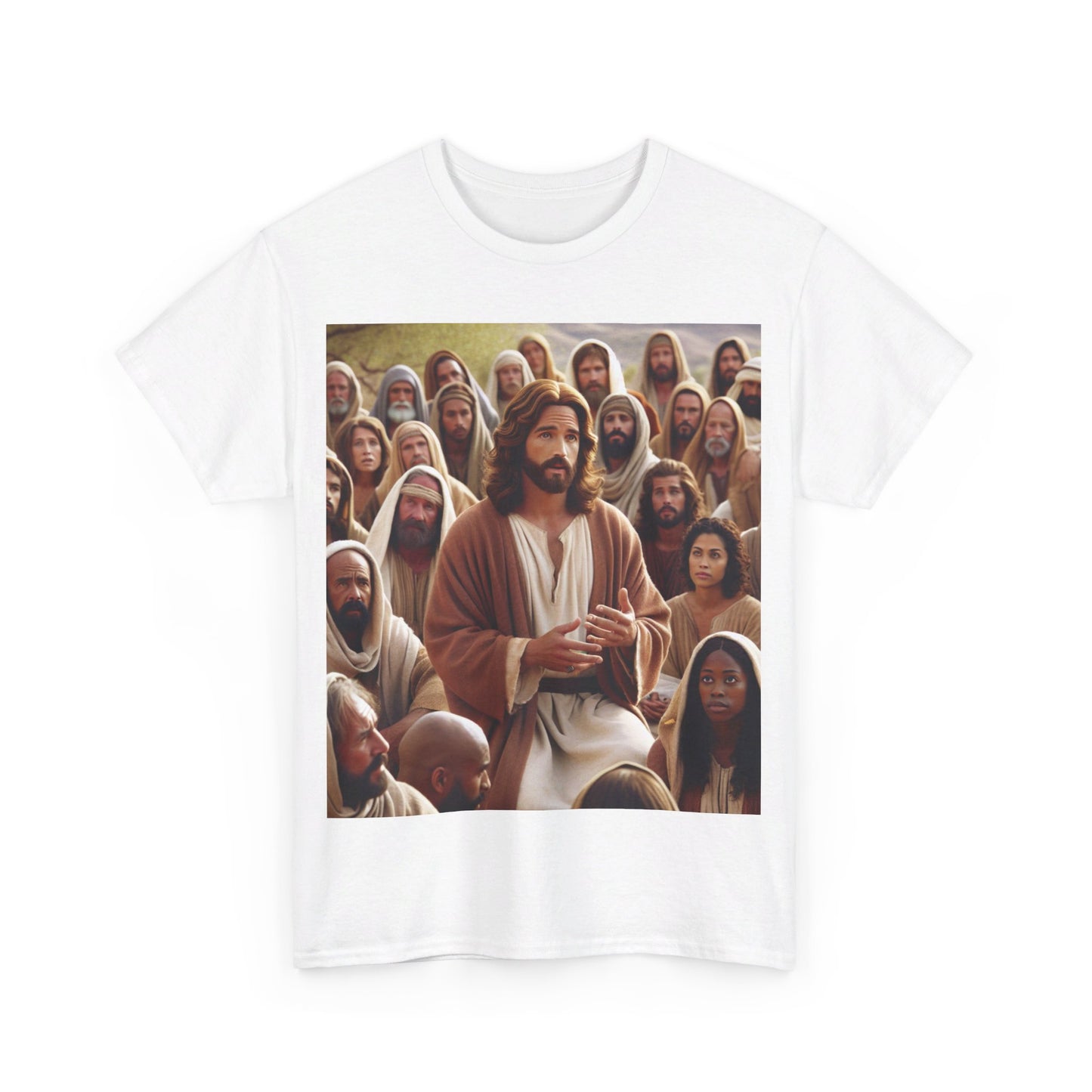 Jesus Teaching Unisex Heavy Cotton Tee