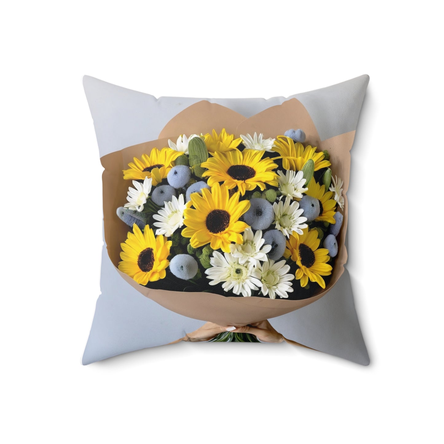 Bouquet Spun Polyester Square Pillow