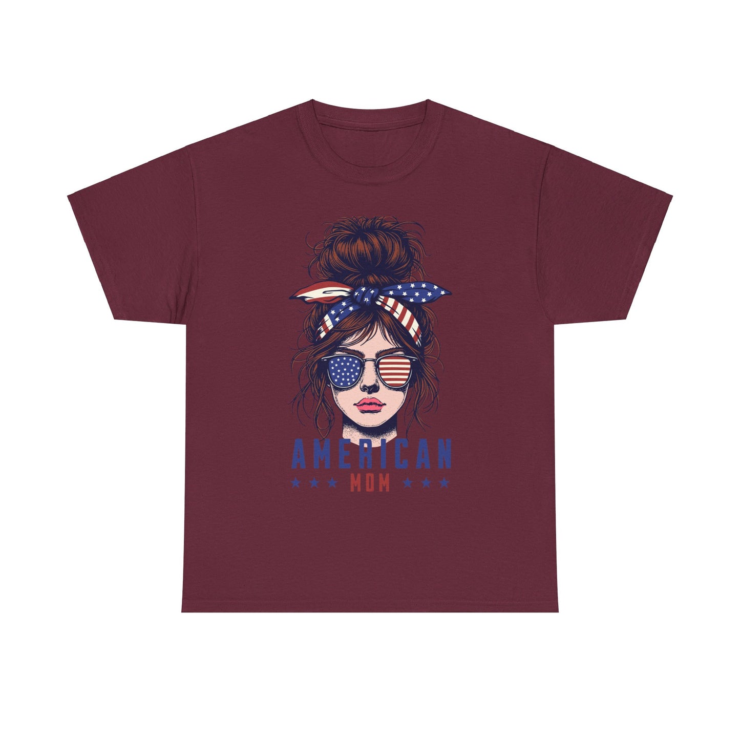 American Mom Unisex Heavy Cotton Tee