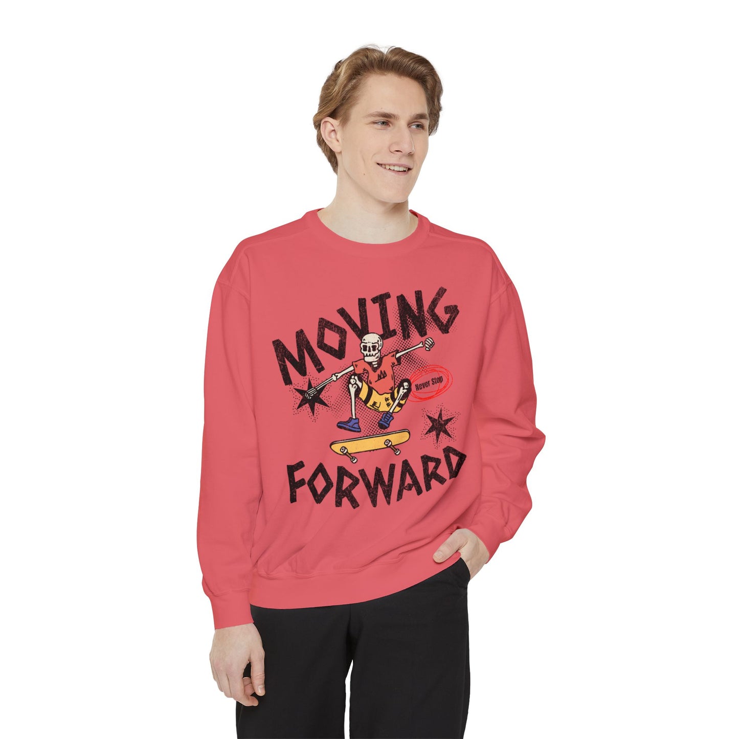 Moving Forward  Unisex Garment-Dyed Sweatshirt