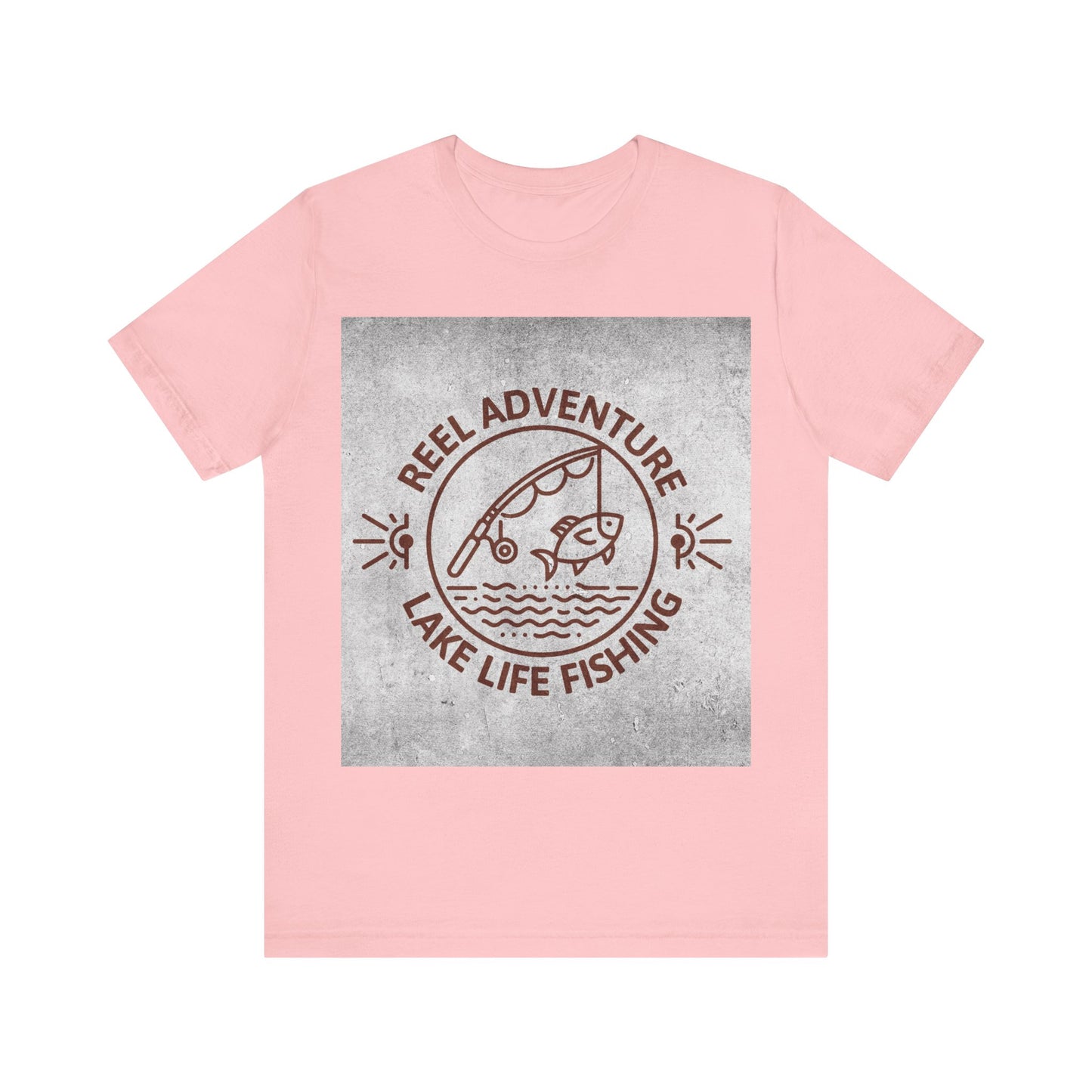 Lake Life Fishing   Unisex Jersey Short Sleeve Tee