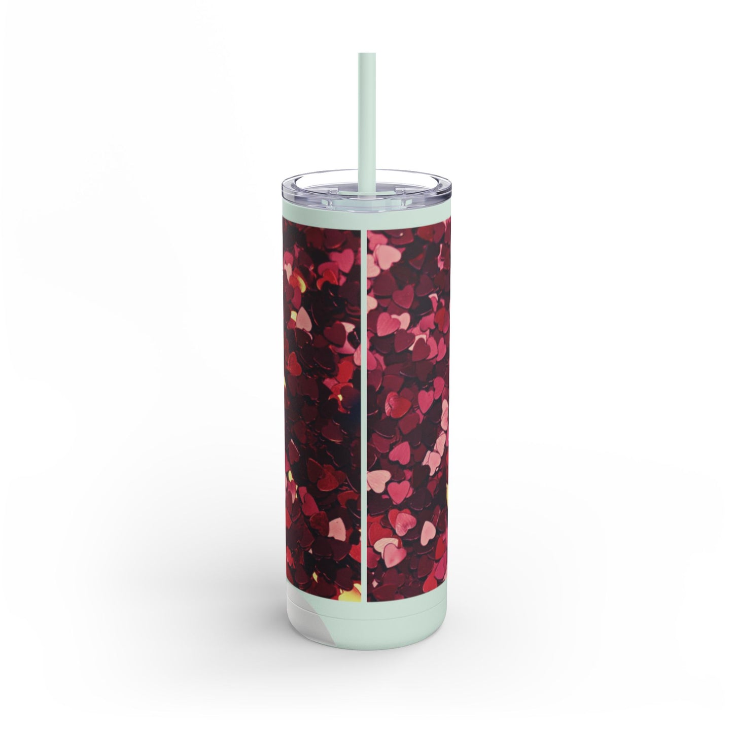 Hearts  Skinny Matte Tumbler, 20oz