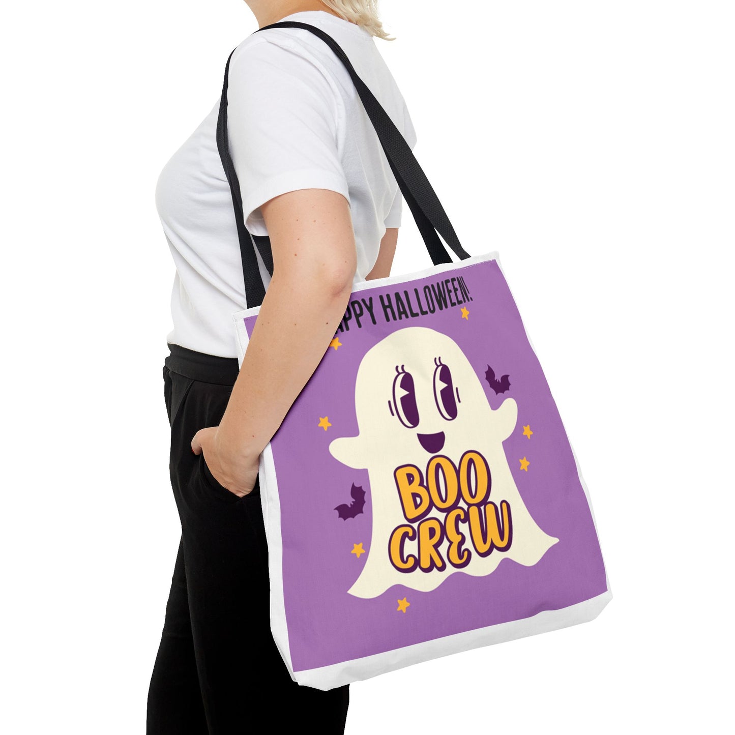 Halloween Boo Crew Tote Bag (AOP)