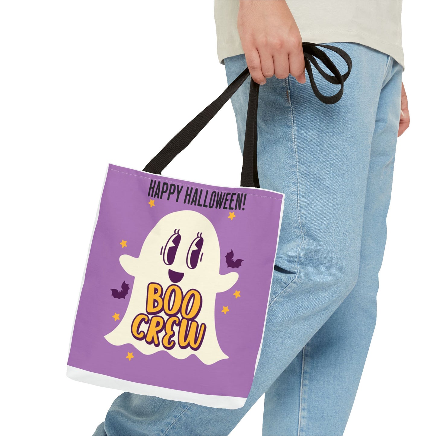 Halloween Boo Crew Tote Bag (AOP)