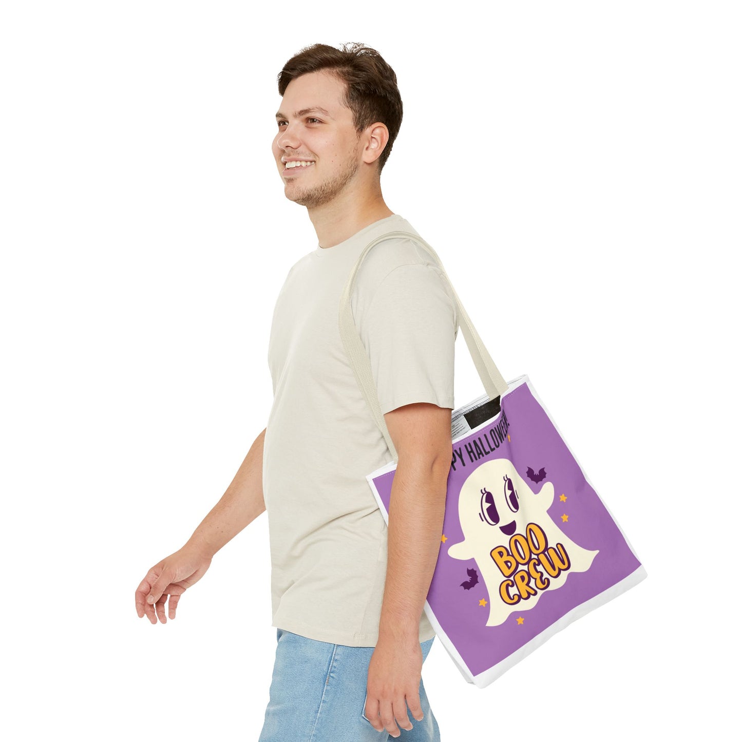 Halloween Boo Crew Tote Bag (AOP)