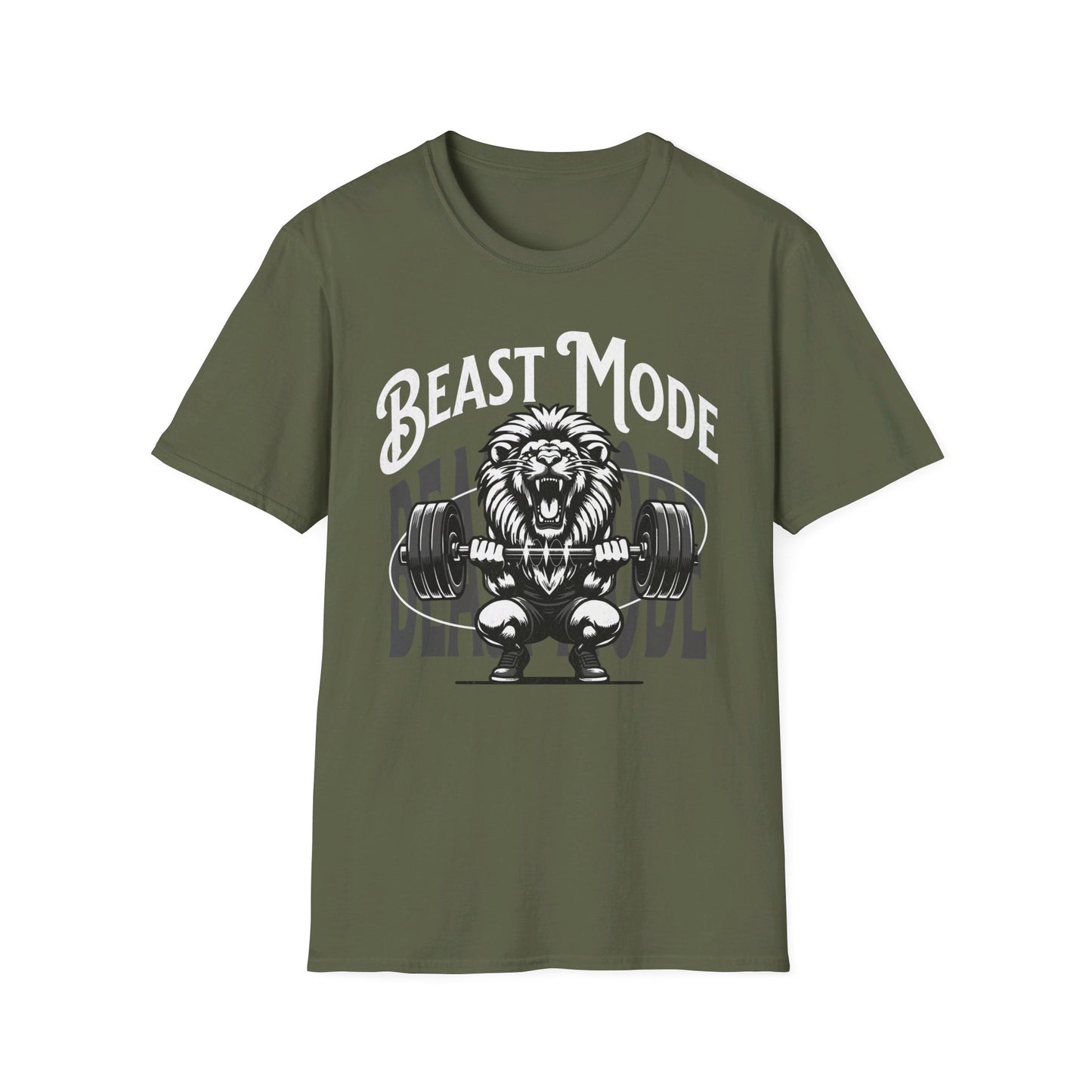 Beast Mode Weightlifting  Unisex Softstyle T-Shirt