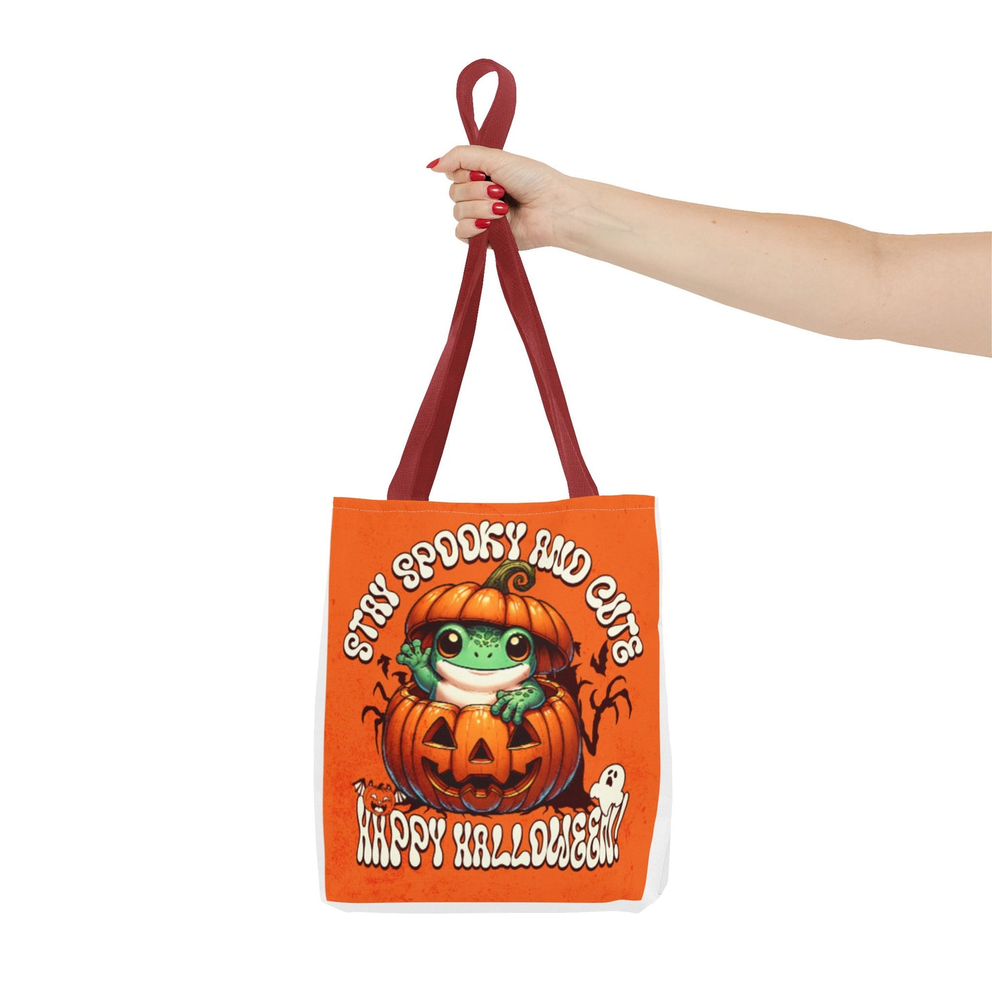 Jack o Latern and Frog   Tote Bag (AOP)