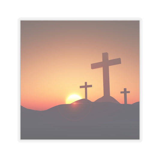 Three Crosses   Sticker